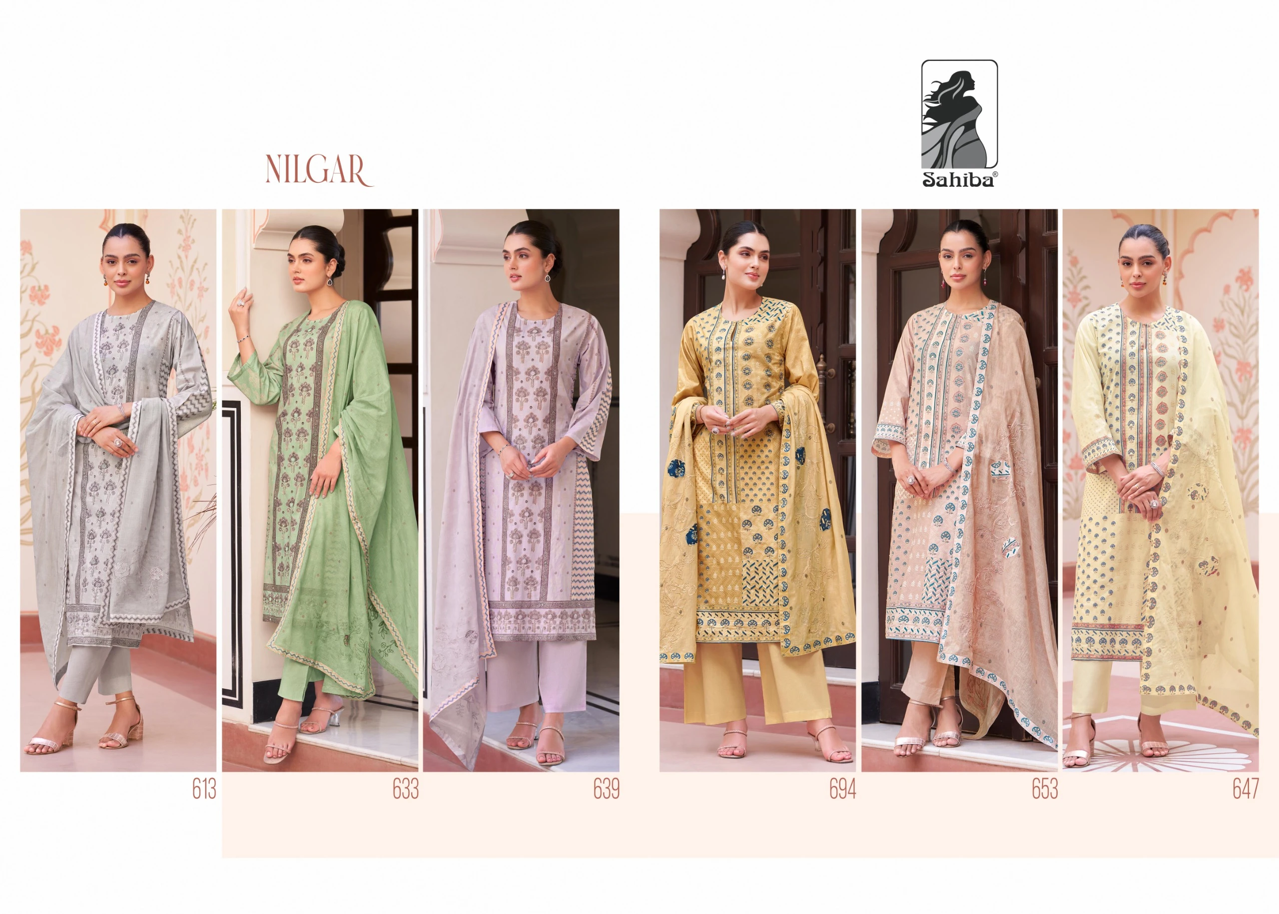 Sahiba Nilgar Pure Cotton Lawn Digital Print Wholesale Fancy Salwar Suit Catalog — Wholesale Salwar Suits, MPA wholesale from Surat — view 7